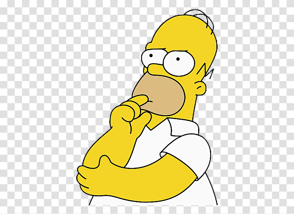 Homer Bart Yellow Beak Drawing Simpson Homer Simpson, Food, Eating, Meal, Hot Dog Transparent Png