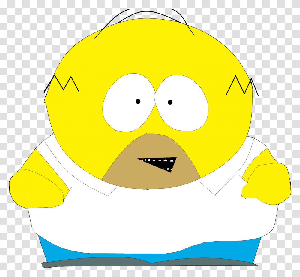 Homer In South Park Style Happy, Clothing, Helmet, Art, Graphics Transparent Png