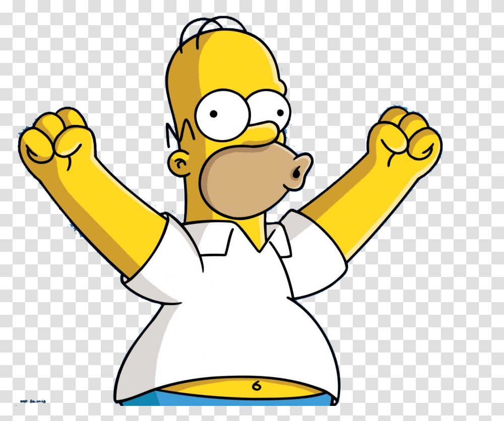 Homer Maggie Bart Marge Lisa Simpson Homer Simpson, Hand, Fist, Chef Transparent Png