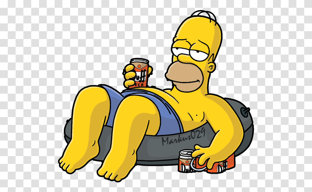 Homer Simpson Cerveja Homer, Person, Label, Food, Fireman Transparent Png