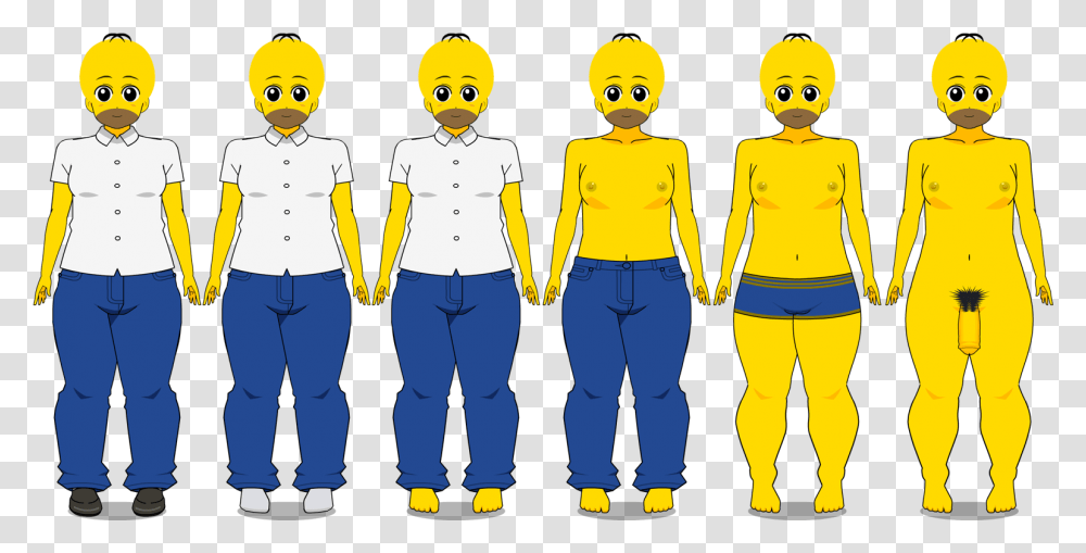 Homer Simpson Emotions Download Homer Simpson Strip, Holding Hands, Person, Human, People Transparent Png