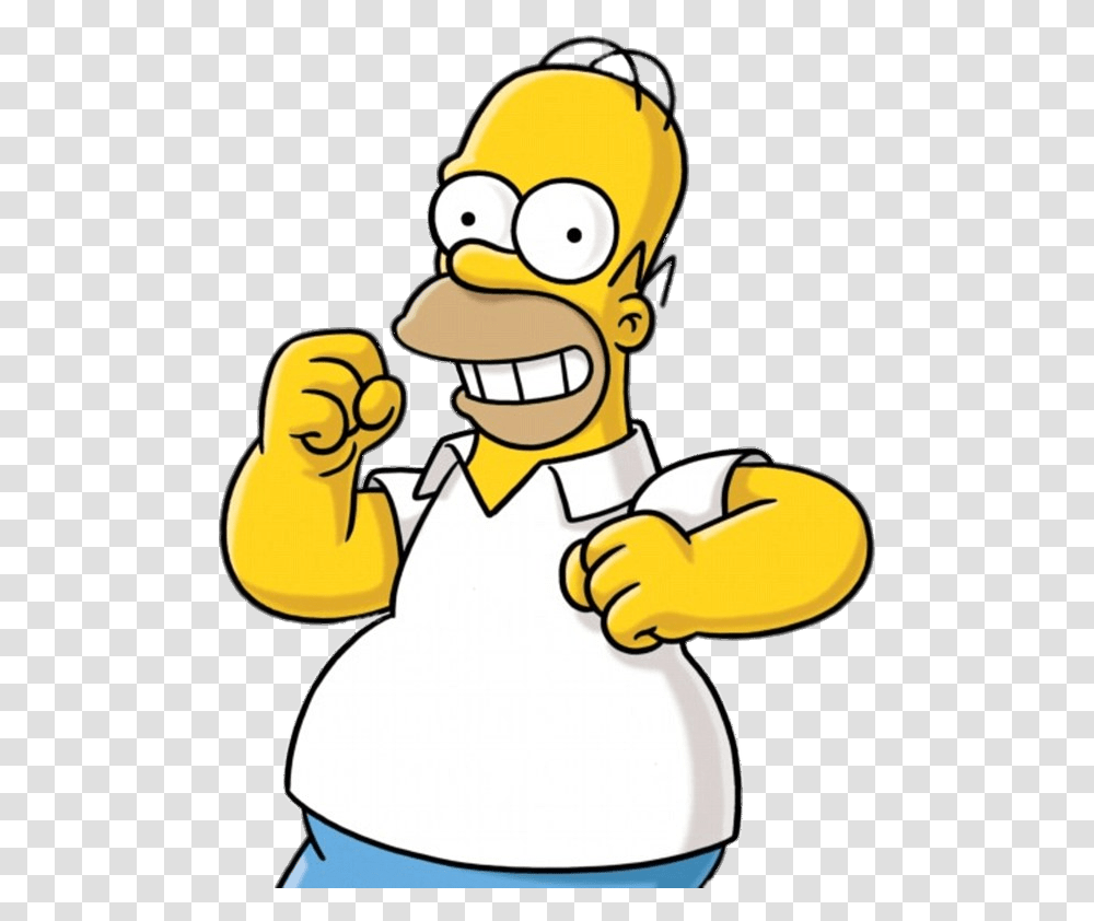 Homer Simpson Happy Homer Simpson, Hand, Art, Drawing, Performer Transparent Png