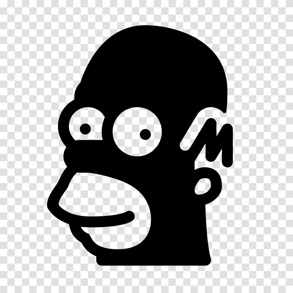 Homer Simpson Icon, Gray, World Of Warcraft Transparent Png