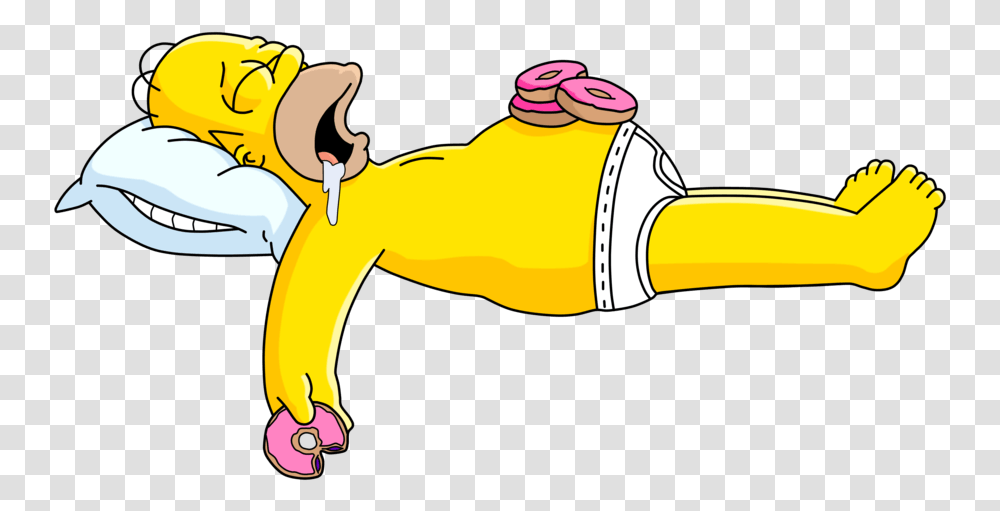 Homer Simpson Laying Down, Apparel, Hammer, Tool Transparent Png