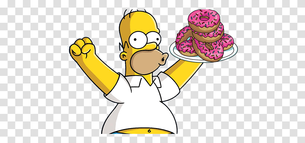 Homer Simpson Rosquinha 4 Image Homer Simpson Donuts, Food, Shop, Chef, Waiter Transparent Png