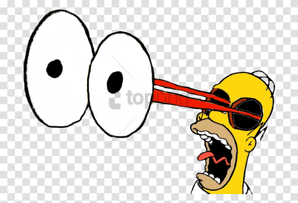 Homer Simpson S Eyes Popping Out By Darthraner83 On Eyes Sticking Out Cartoon, Paper, Towel, Sunglasses, Accessories Transparent Png