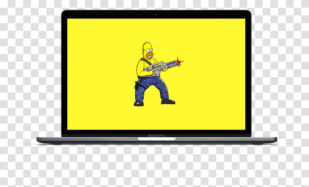 Homer Simpson X Contra Sisbn, Person, Human, Electronics, Computer Transparent Png