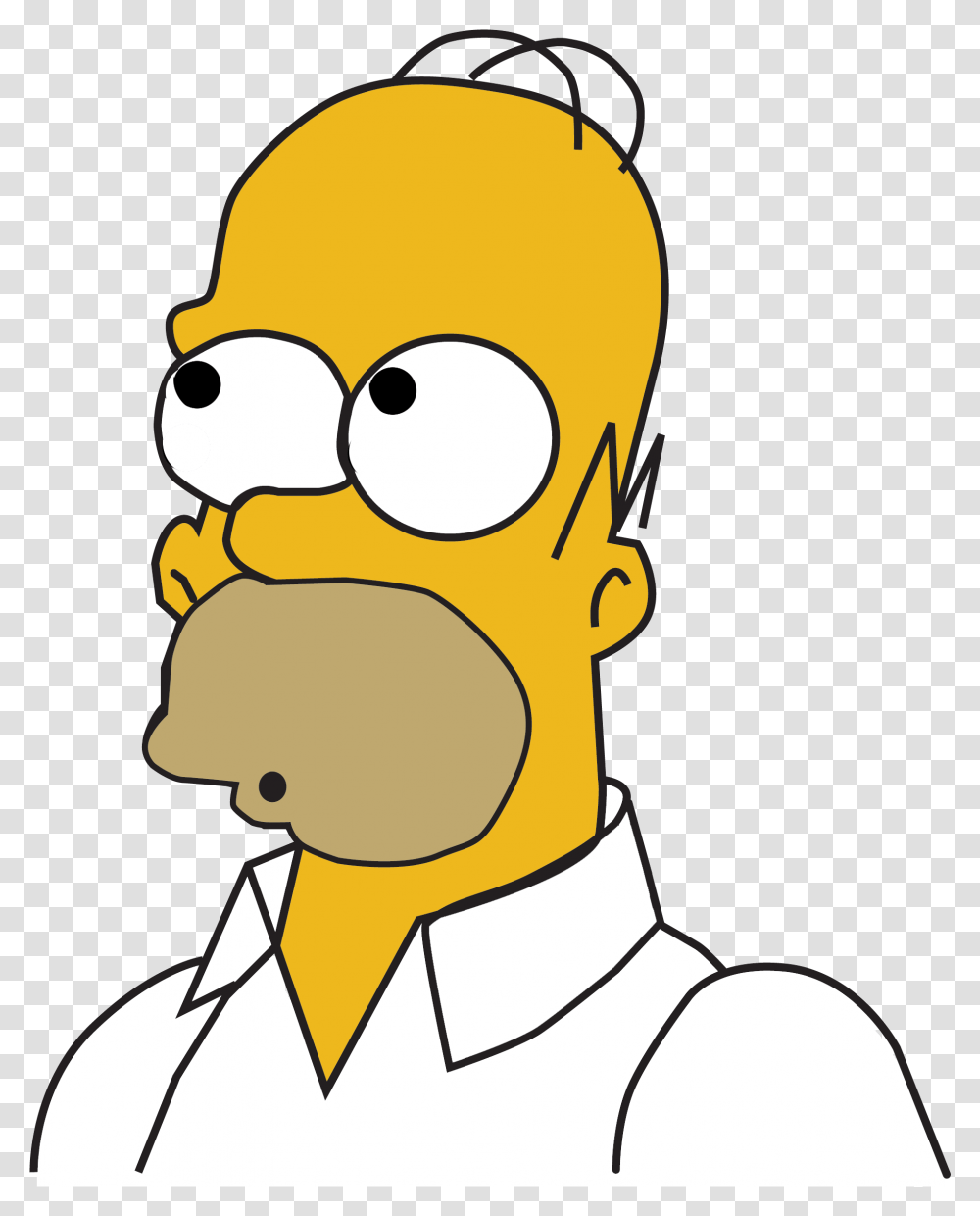 Homer Simpsons Characters, Face, Head, Drawing Transparent Png