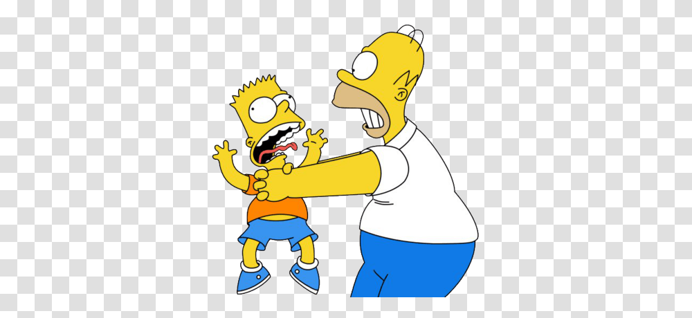 Homero Bart Simpson Y Cartoon, Eating, Food, Outdoors, Video Gaming Transparent Png