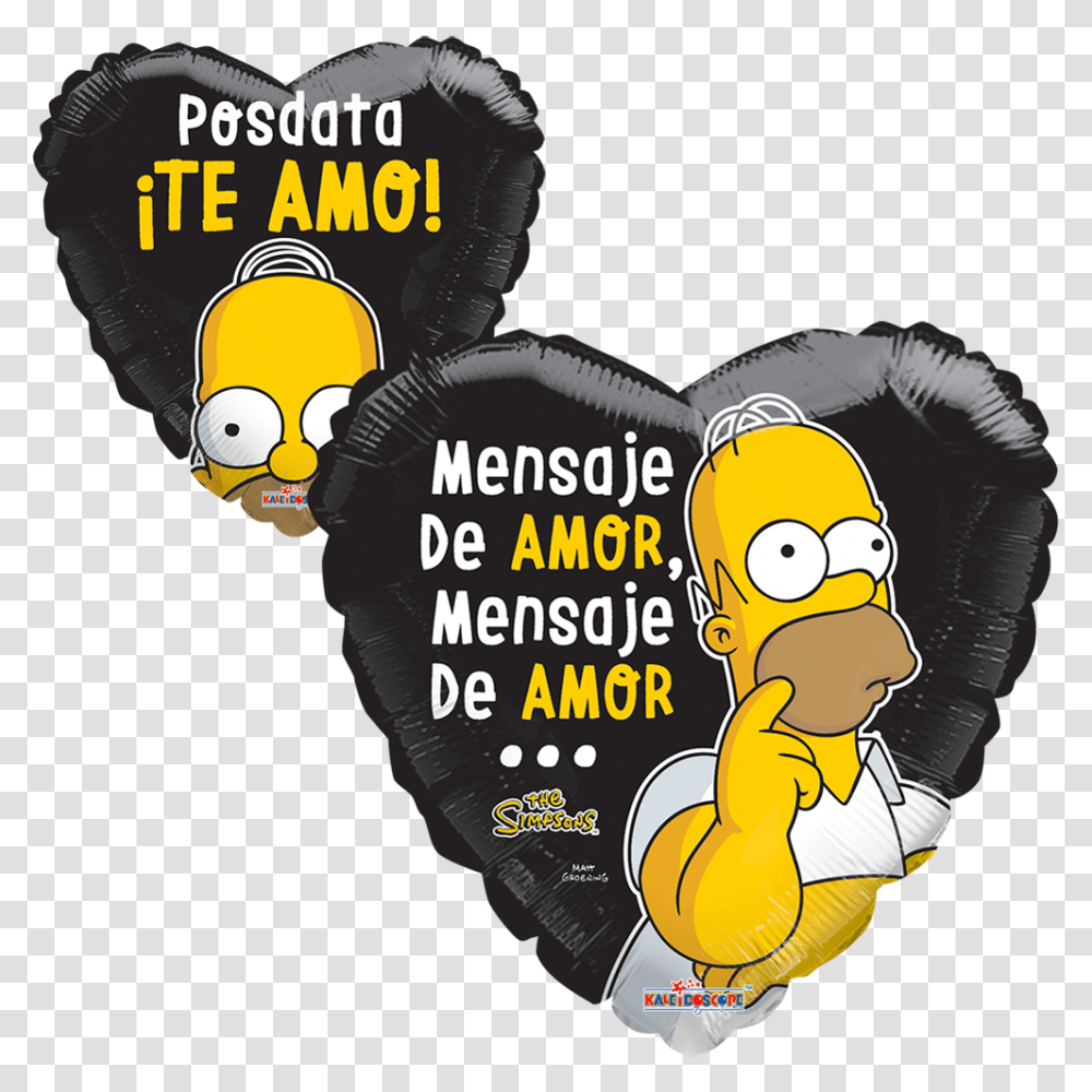 Homero Posdata Te Amo Clipart Download Red Heart, Poster, Advertisement, Label Transparent Png