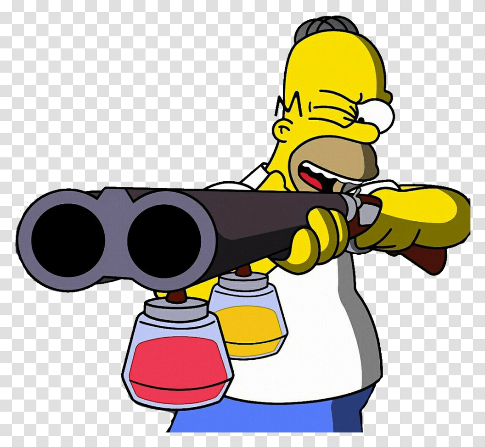 Homero Simpson Wallpaper 4k, Person, Human, Weapon, Weaponry Transparent Png