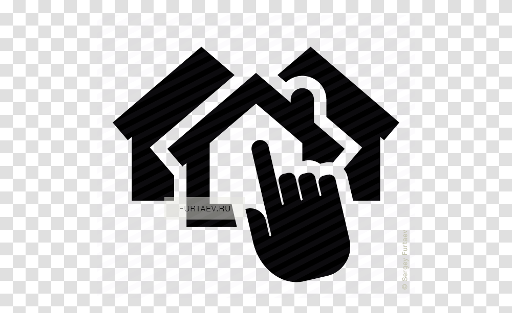 Homes Icon, Hand Transparent Png