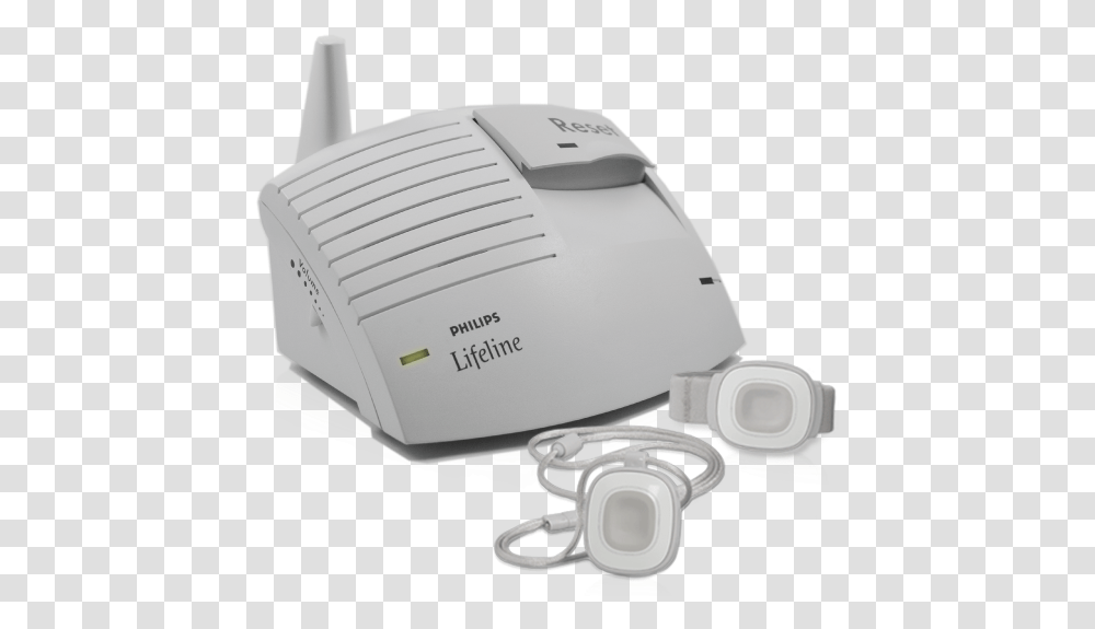 Homesafe Standard Landline Communicator With Pendant Homesafe Line Philips Lifeline, Electronics, Machine, Hardware, Motor Transparent Png