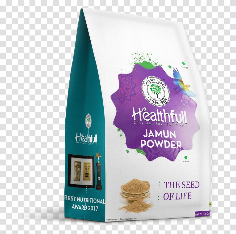 Homesuper Food Powders Jamun Powder Cappuccino, Plant, Beverage, Label Transparent Png