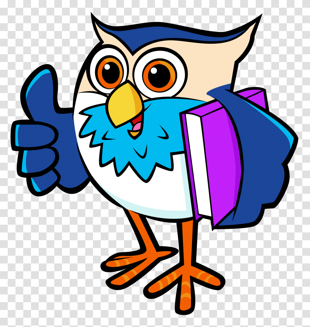 Homework Clipart Owl, Bird, Animal, Poultry, Fowl Transparent Png