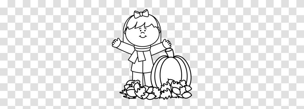 Homey Autumn Black And White Clipart Girl Clip Art, Snowman, Winter, Outdoors, Nature Transparent Png
