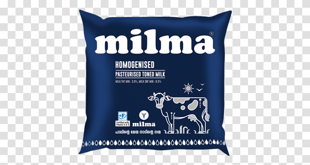 Homogenised Toned Milk, Pillow, Cushion, Word Transparent Png
