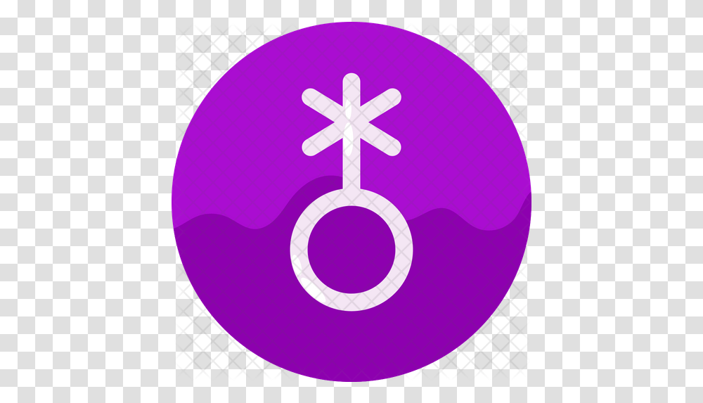 Homosexual Icon Dot, Purple, Cross, Symbol, Light Transparent Png