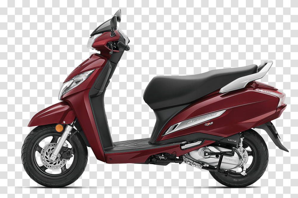 Honda Activa 125 Bs6 Colours, Motorcycle, Vehicle, Transportation, Scooter Transparent Png
