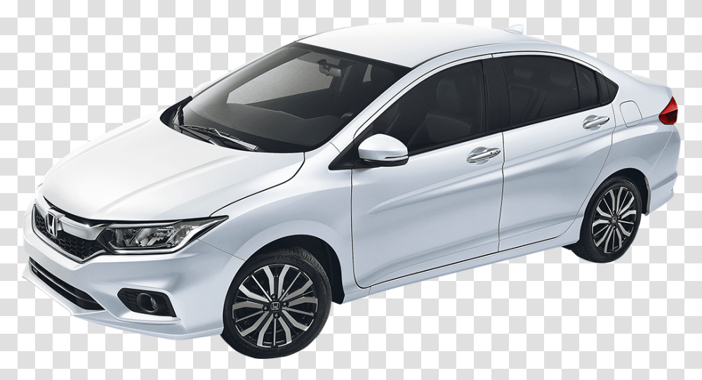 Honda City White Colour, Car, Vehicle, Transportation, Sedan Transparent Png