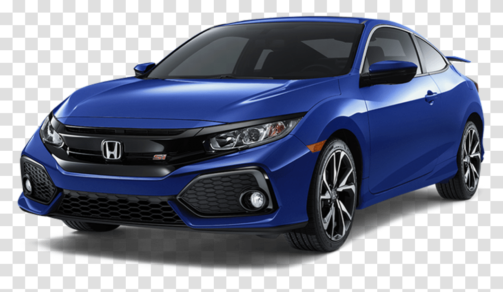 Honda Civic Honda Civic Si 2019 Coupe Blue, Car, Vehicle, Transportation, Sedan Transparent Png