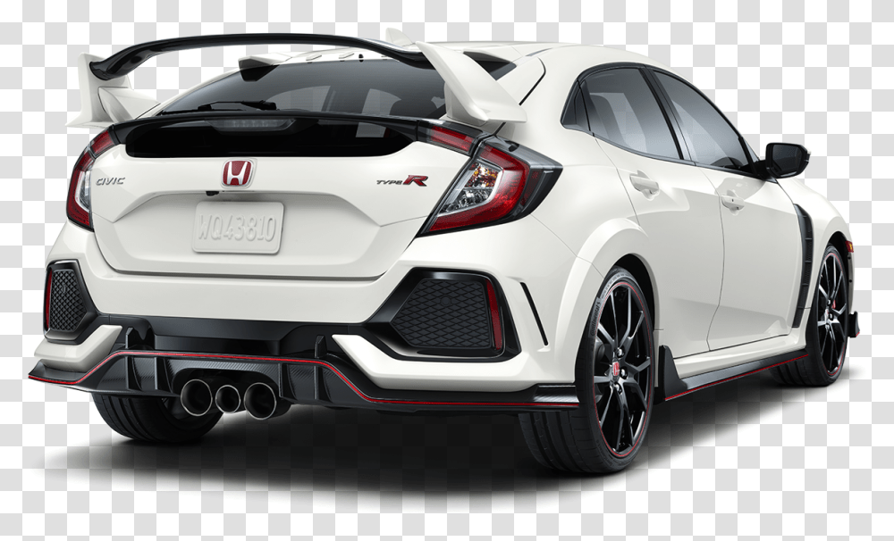 Honda Civic Type R, Car, Vehicle, Transportation, Tire Transparent Png