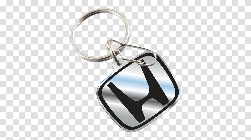 Honda Logo Enamel Key Chain Car Keychain, Pendant, Silver, Accessories, Accessory Transparent Png