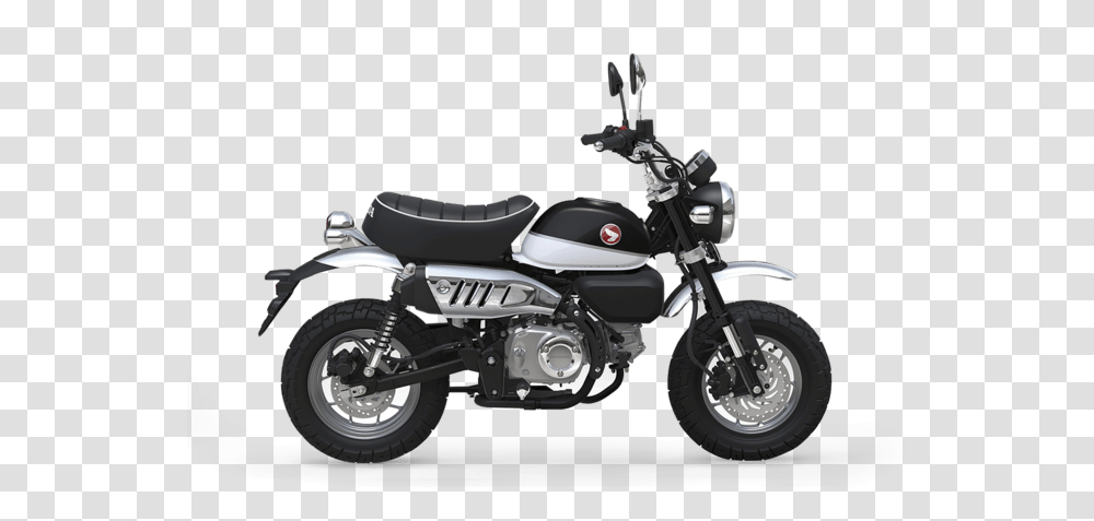 Honda Monkey Black, Motorcycle, Vehicle, Transportation, Wheel Transparent Png