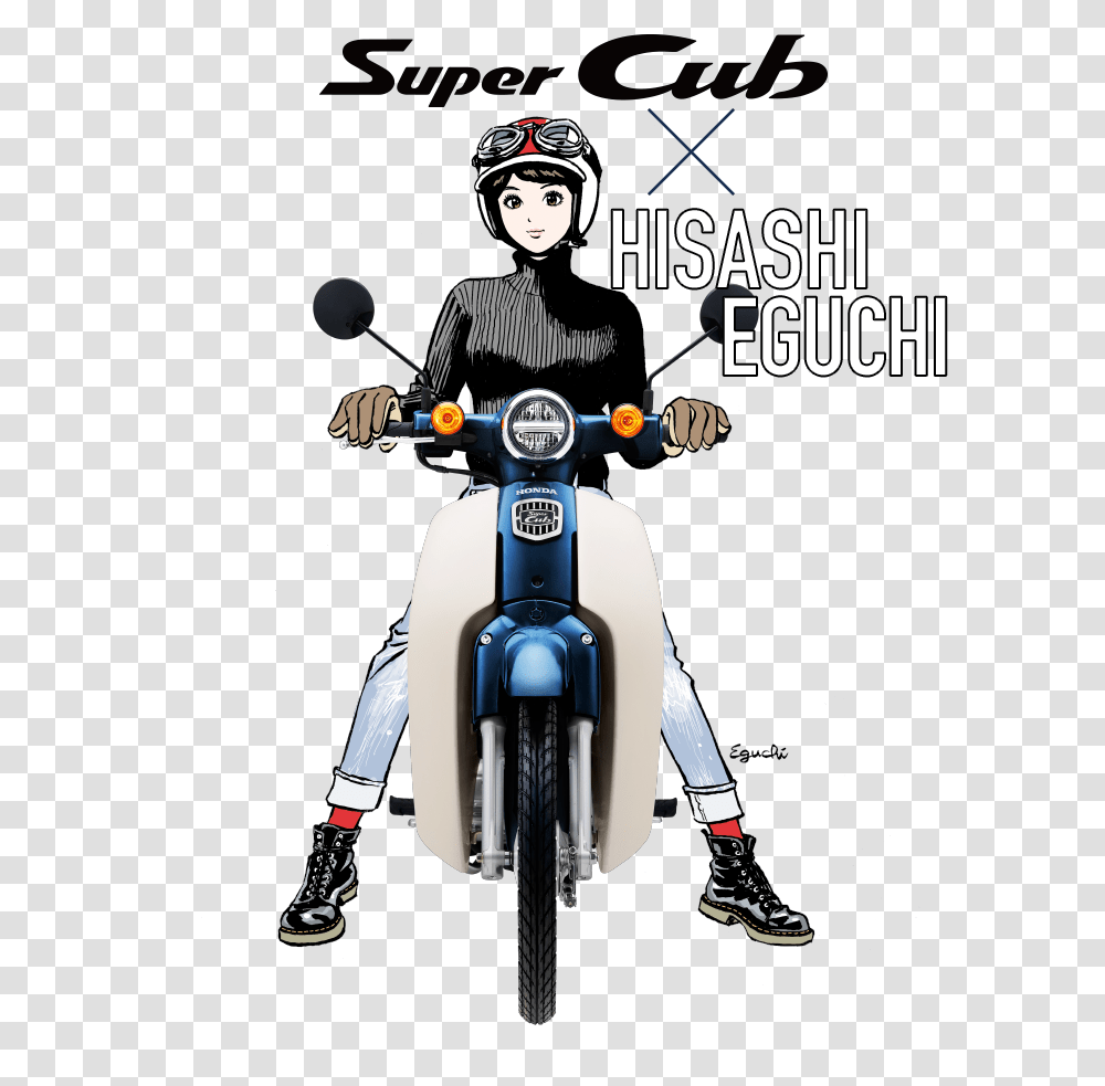 Honda Motorcycle Clipart, Moped, Motor Scooter, Vehicle, Transportation Transparent Png