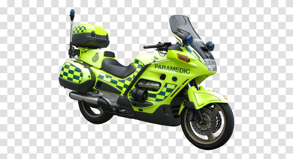 Honda Paramedic Motorcycle Background Motorbike Ambulance, Machine, Helmet, Apparel Transparent Png