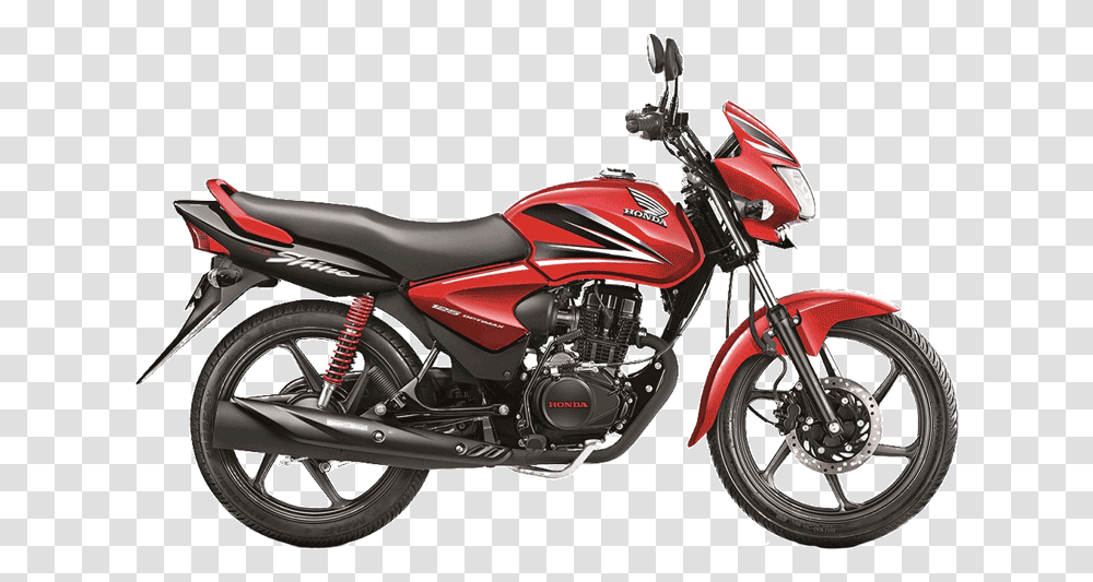 Honda Shine Black And Red, Motorcycle, Vehicle, Transportation, Wheel Transparent Png