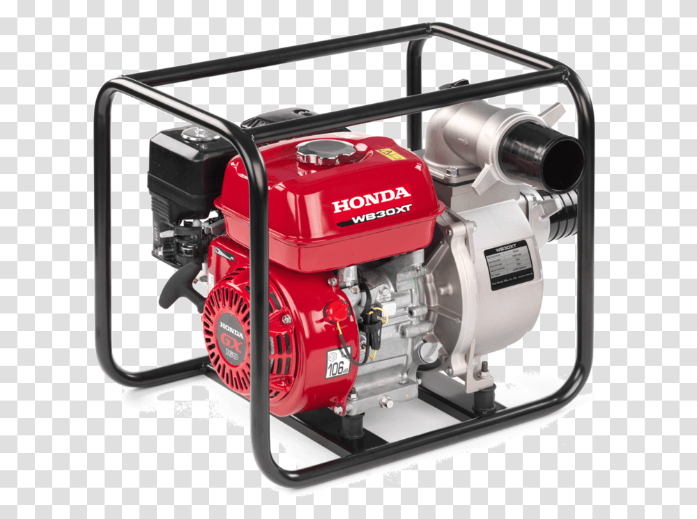 Honda Wb30 Water Pump, Machine, Motor, Lawn Mower, Tool Transparent Png