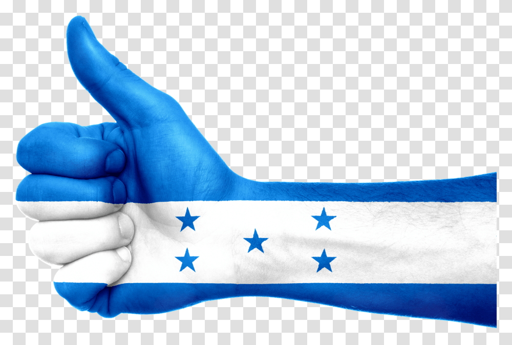 Honduran, Person, Hand, Flag Transparent Png