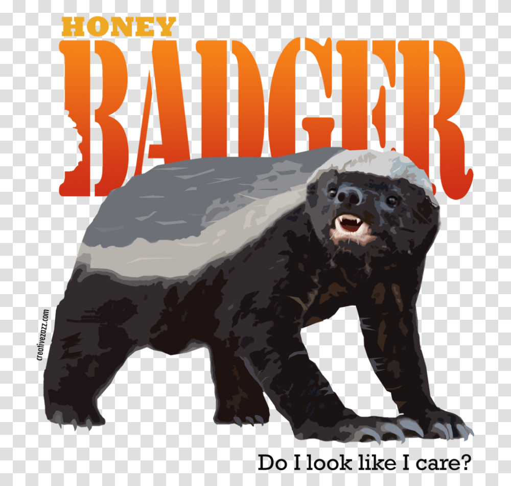 Honey Badger Honey Badger, Wildlife, Animal, Mammal, Poster Transparent Png
