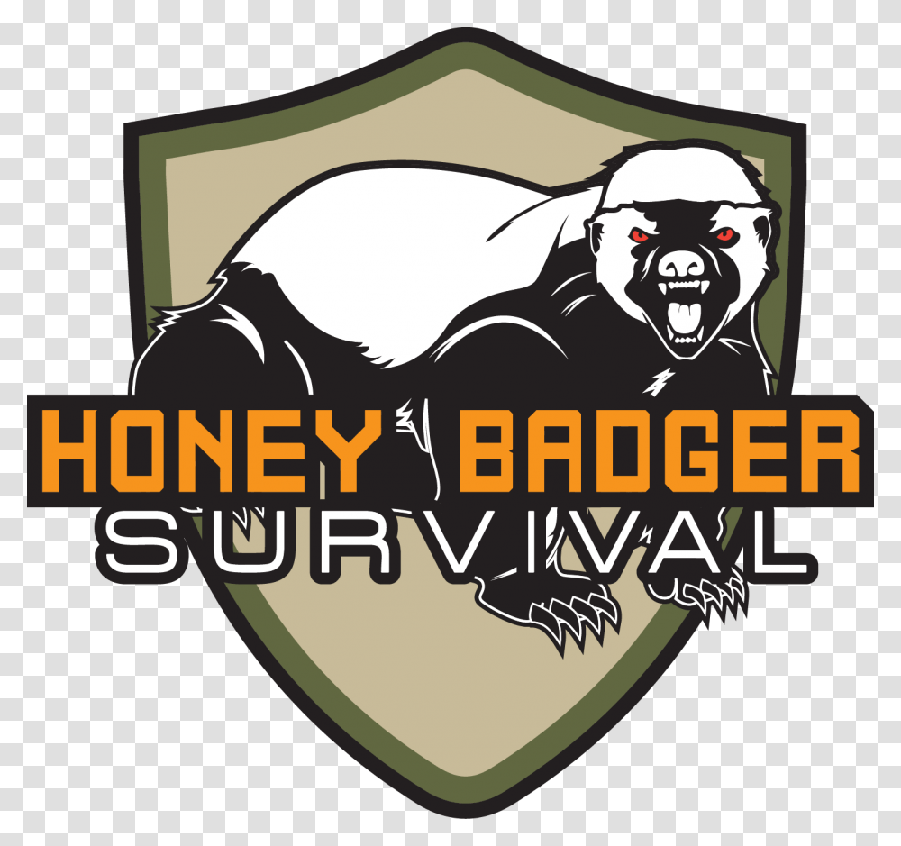 Honey Badger Survival, Label, Logo Transparent Png