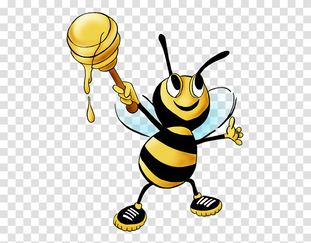 Honey Bee Cartoon, Insect, Invertebrate, Animal, Person Transparent Png