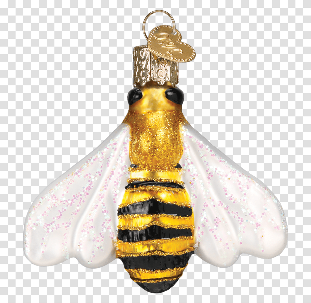 Honey Bee Christmas Ornament, Animal, Invertebrate, Snowman, Outdoors Transparent Png