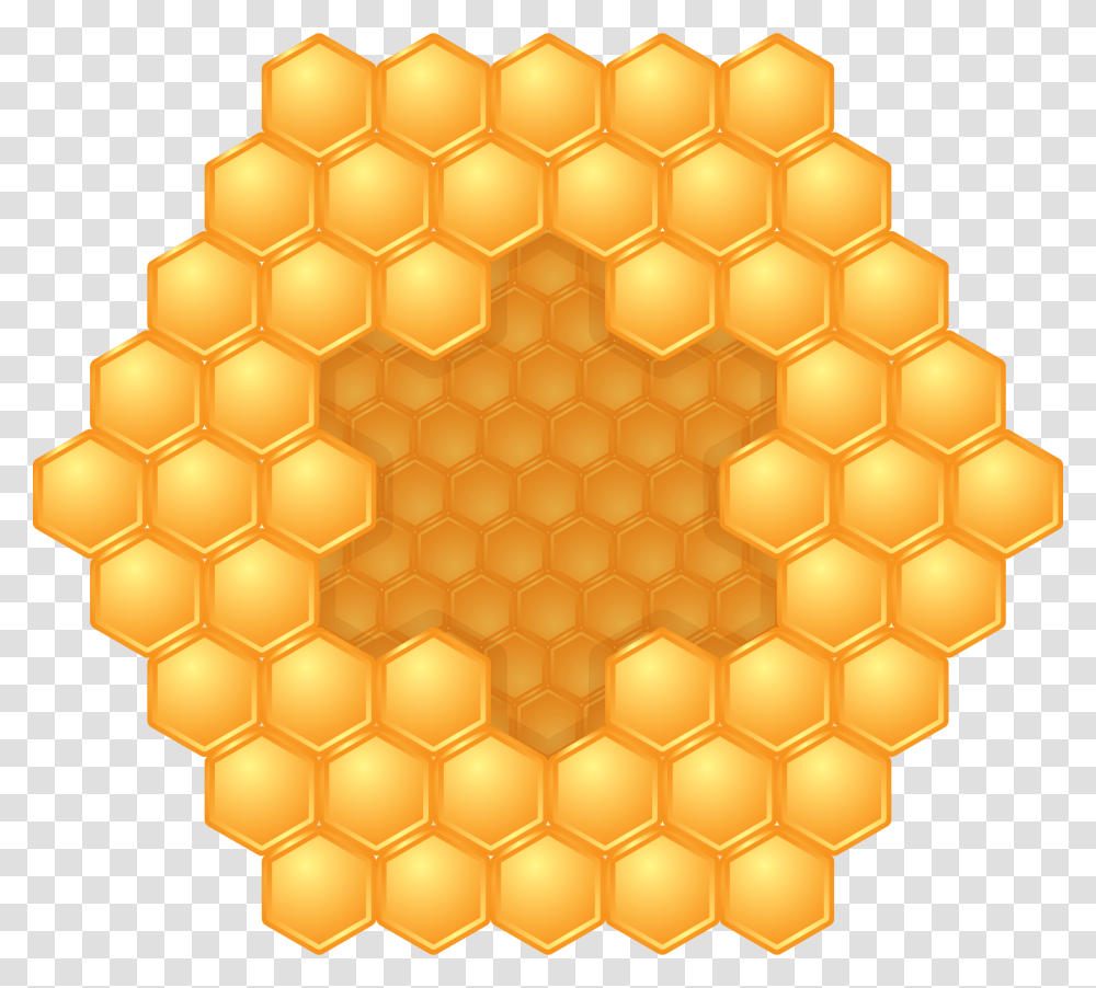 Honey Comb Pattern, Honeycomb, Food, Rug Transparent Png
