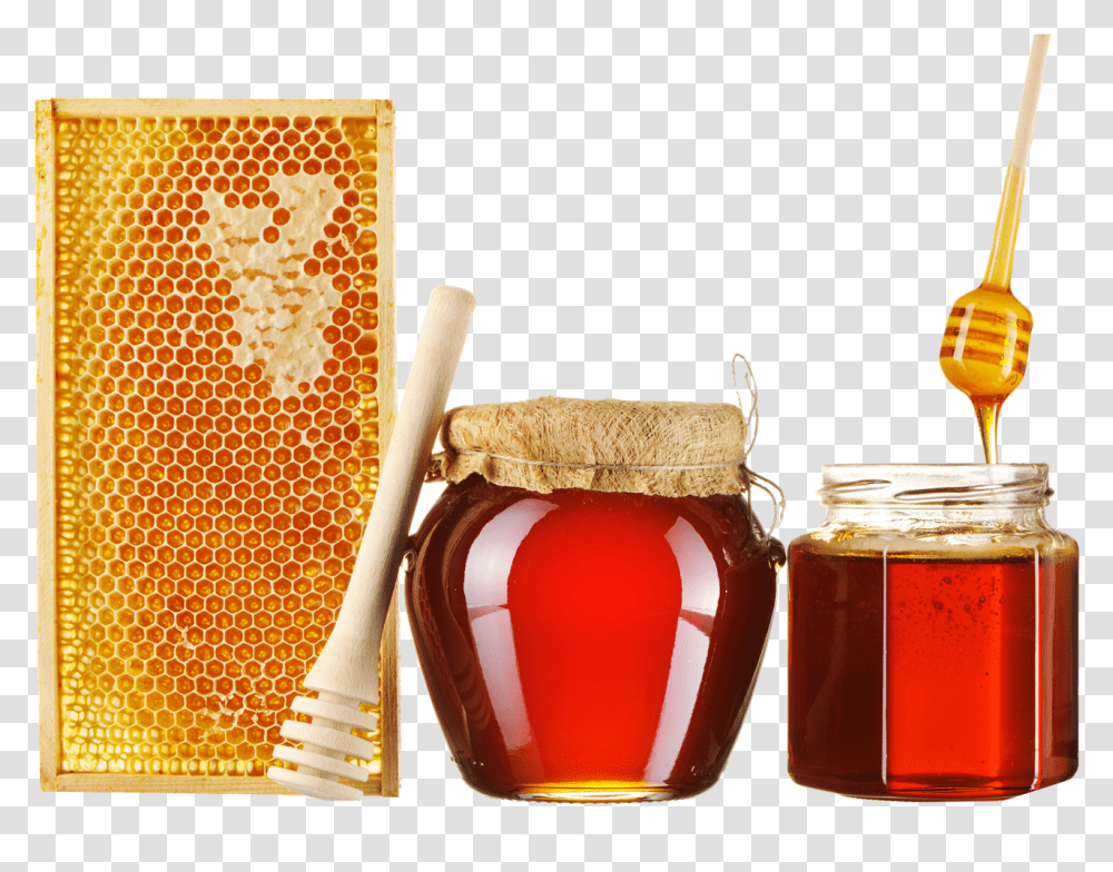 Honey, Food, Honeycomb Transparent Png