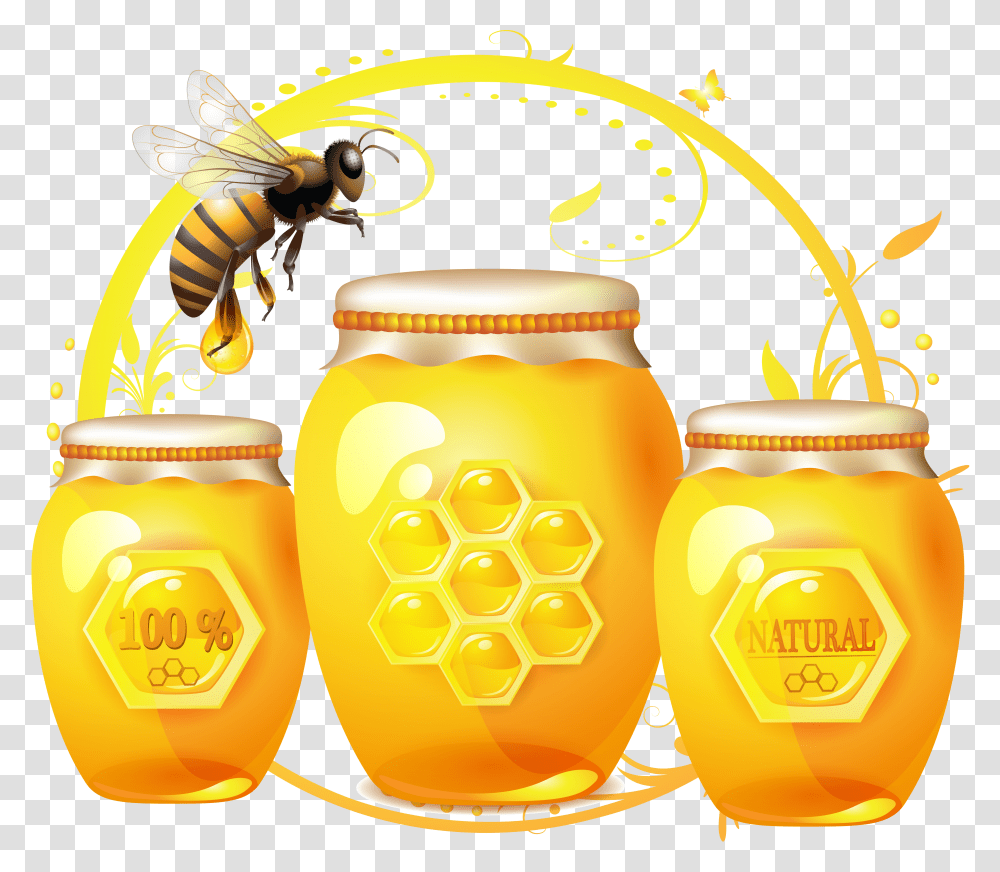 Honey, Food, Jar, Beverage, Drink Transparent Png