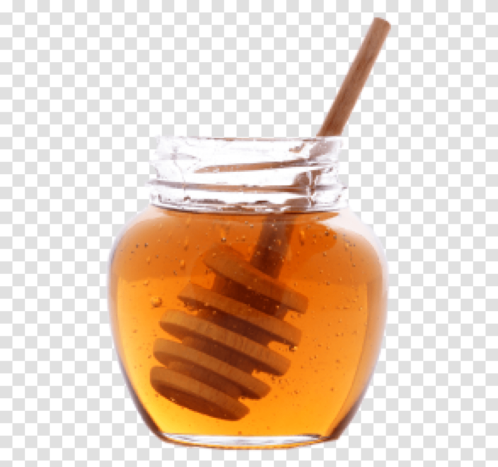 Honey Free Pic Honey, Food, Jar, Milk, Beverage Transparent Png