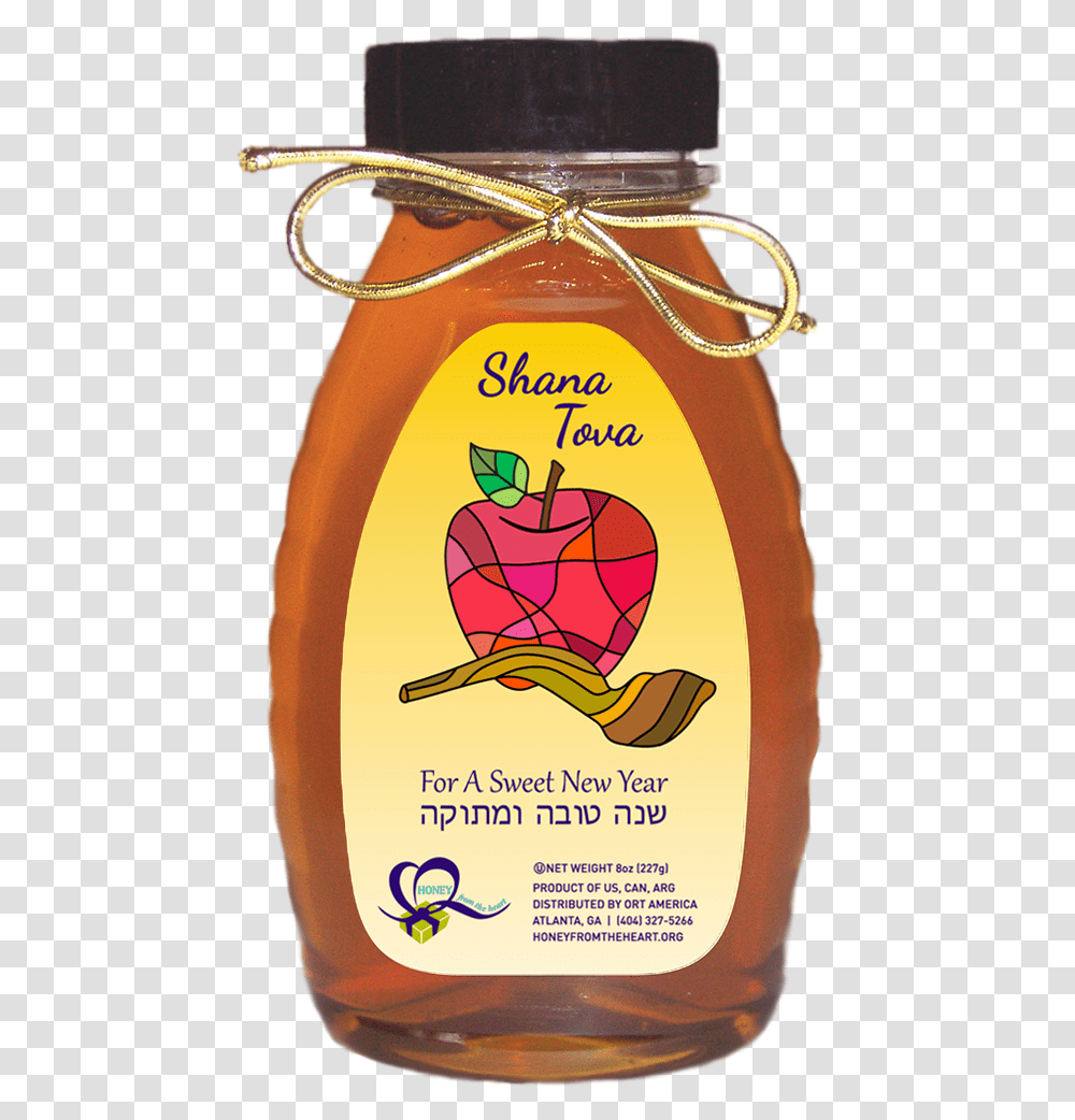 Honey From The Heart, Food, Label, Bottle Transparent Png