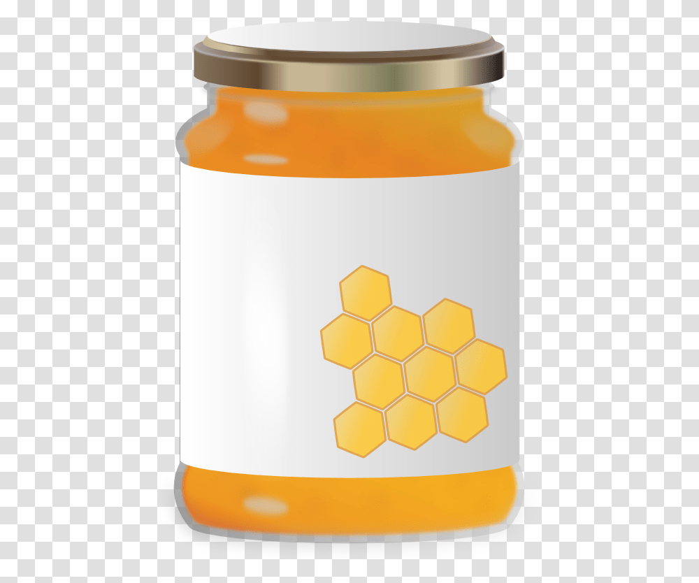 Honey Jar Clip Art Honey Jar No Background, Food, Medication, Bottle, Jam Transparent Png