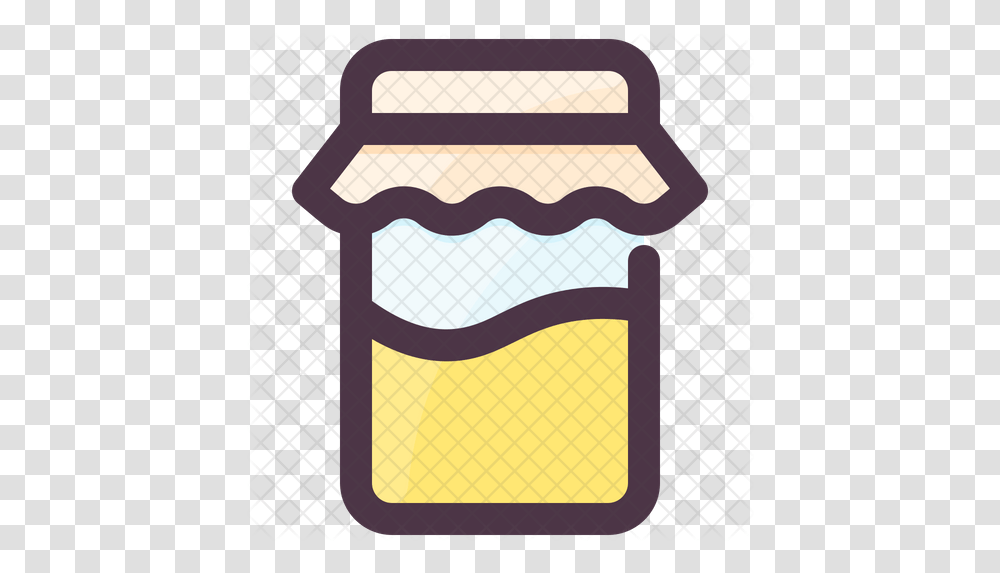 Honey Jar Icon Clip Art, Label, Text, Food, Vase Transparent Png