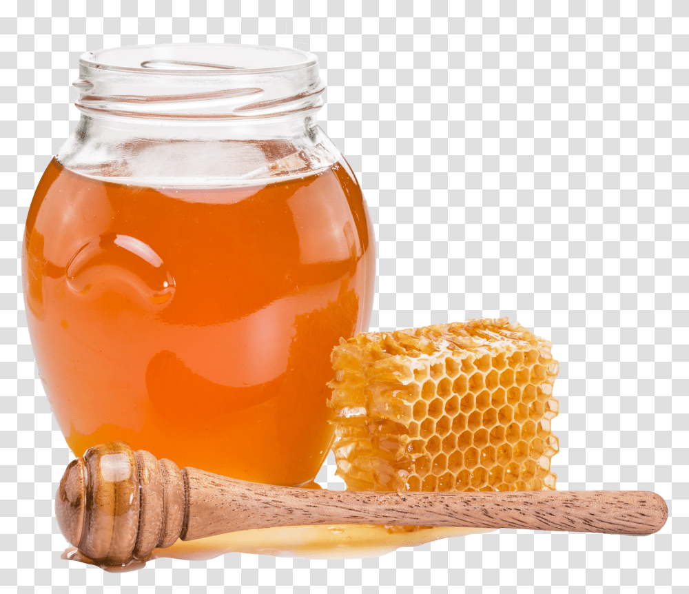 Honey Raw Honey, Food, Honeycomb, Ketchup Transparent Png