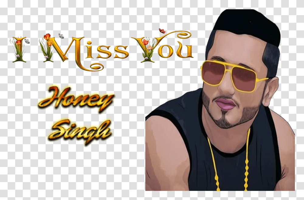 Honey Singh Photo Background Letras, Sunglasses, Accessories, Face, Person Transparent Png