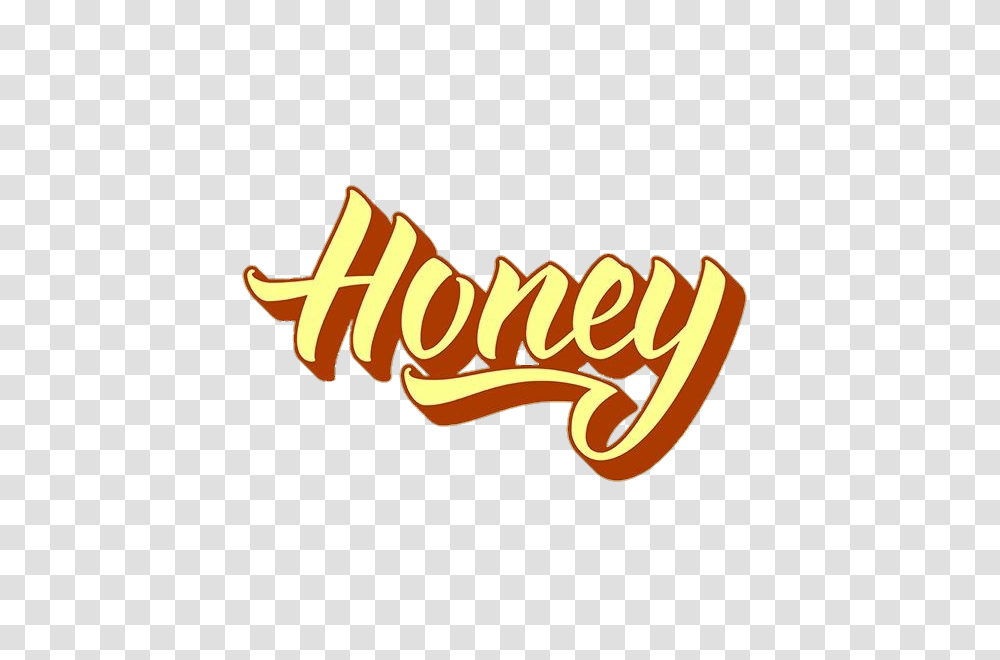 Honey Text Sticker Tumblr Aesthetic Retro Cute Love Hea, Dynamite, Bomb, Weapon, Weaponry Transparent Png