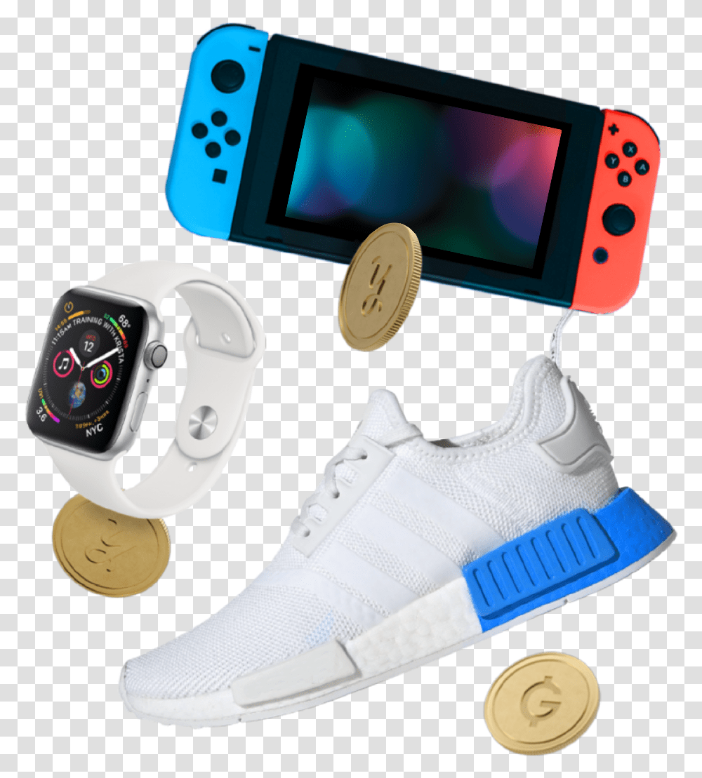 Honey X Paypal Handheld Game Console, Shoe, Footwear, Clothing, Apparel Transparent Png