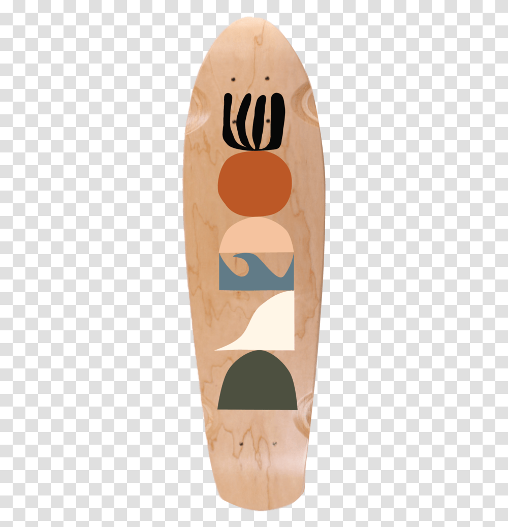 Honeyamprust Tictail Totem 02 Skate Deck Skateboard Deck, Number, Wood Transparent Png