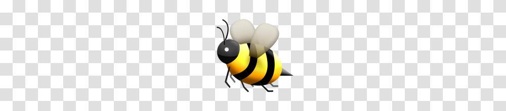 Honeybee Emoji On Apple Ios, Animal, Insect, Invertebrate, Honey Bee Transparent Png